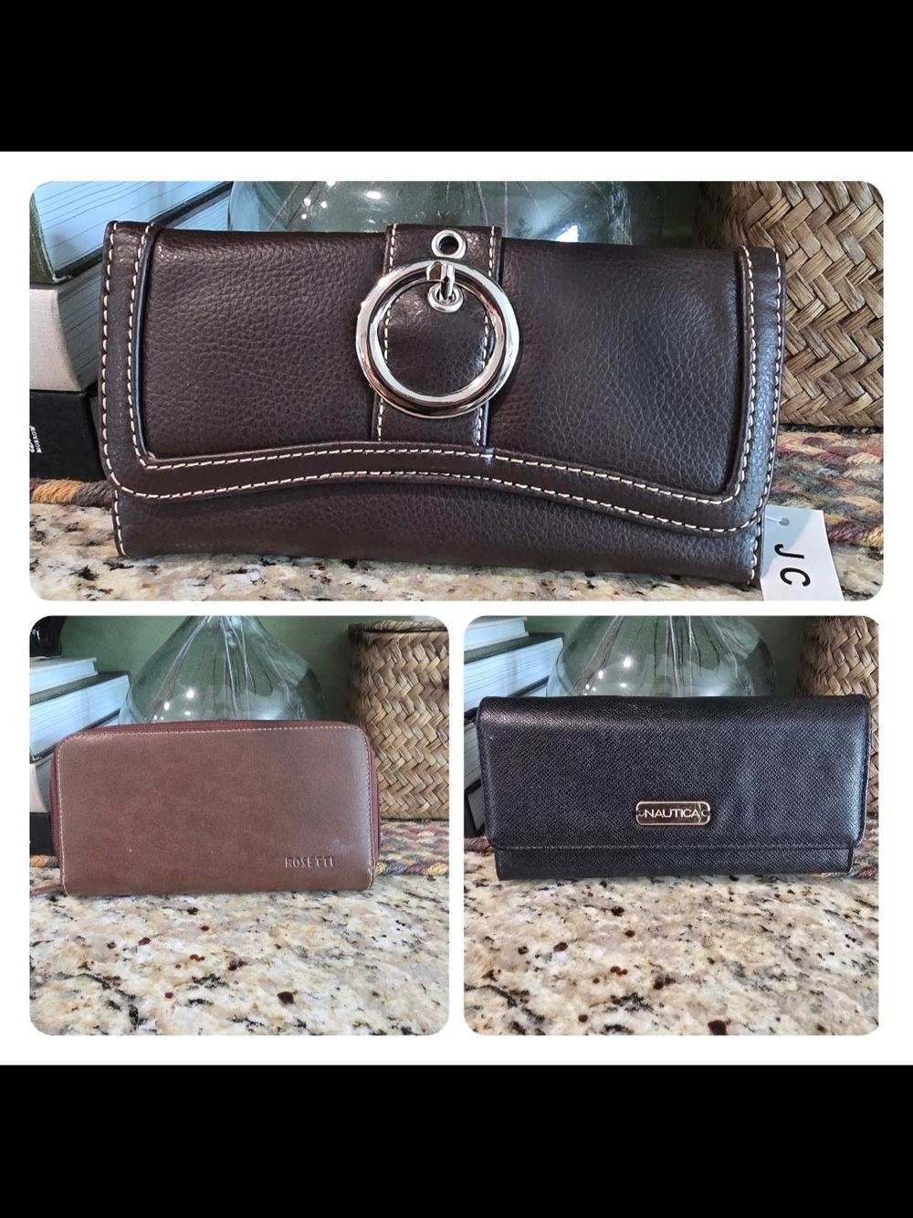 🔥 Trio of Women's Wallets - Brown & Black